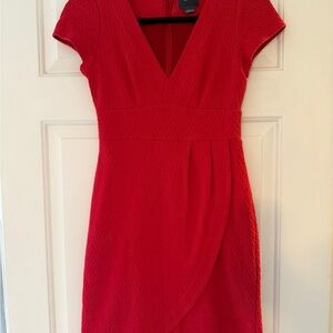 Maeve Vibrant Red Mini Dress